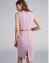 Vestido sin mangas rosa