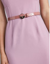 Vestido sin mangas rosa