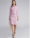 Pink short fitted jacket