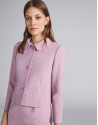 Pink short fitted jacket