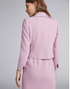Pink short fitted jacket
