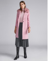 Marengo gray pleated midi skirt