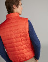 Orange/navy blue reversible vest