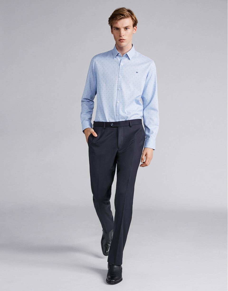 Pantalón traje separate marino