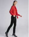 Black plain corduroy pants
