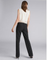 Pantalón recto negro