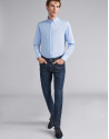 Pantalón vaquero azul lavado stone washed