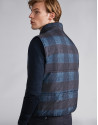 Chaleco sport reversible liso/cuadros
