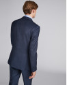 Traje slim fit lana azul