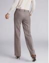 Brown glen plaid pants