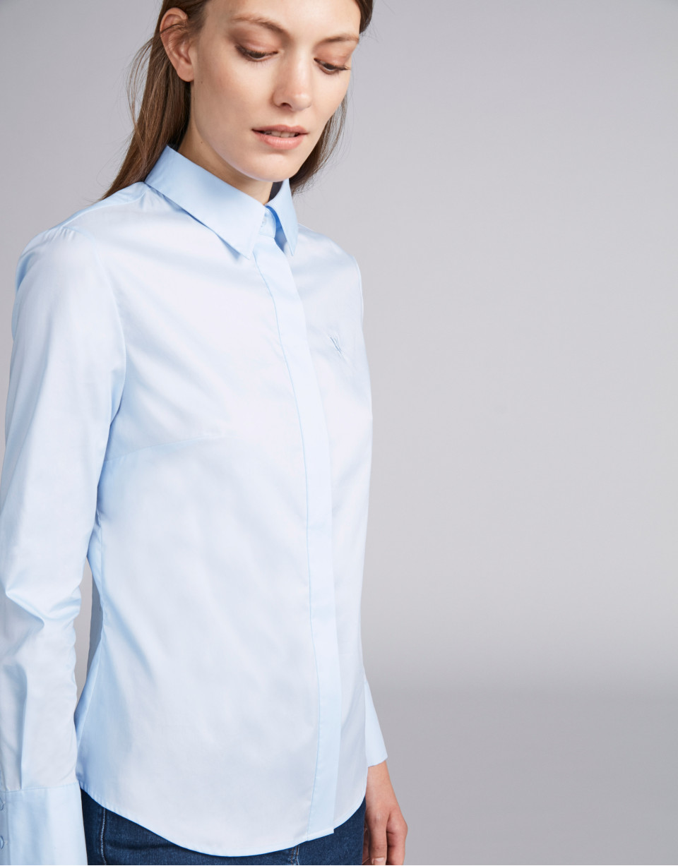 Camisa masculina celeste