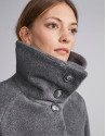 Gray cloth coat