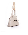 LEONOR CREMA:  Napa satchel 