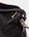 Black Ava patchwork shoulder bag