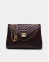 Brown leather Ginger shoulder bag