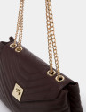 Bolso de hombro Ginger piel marrón