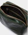 Green alligator Taylor shoulder bag