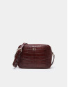 Bolso bandolera Taylor coco burdeos