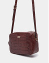 Bolso bandolera Taylor coco burdeos