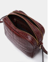 Bolso bandolera Taylor coco burdeos