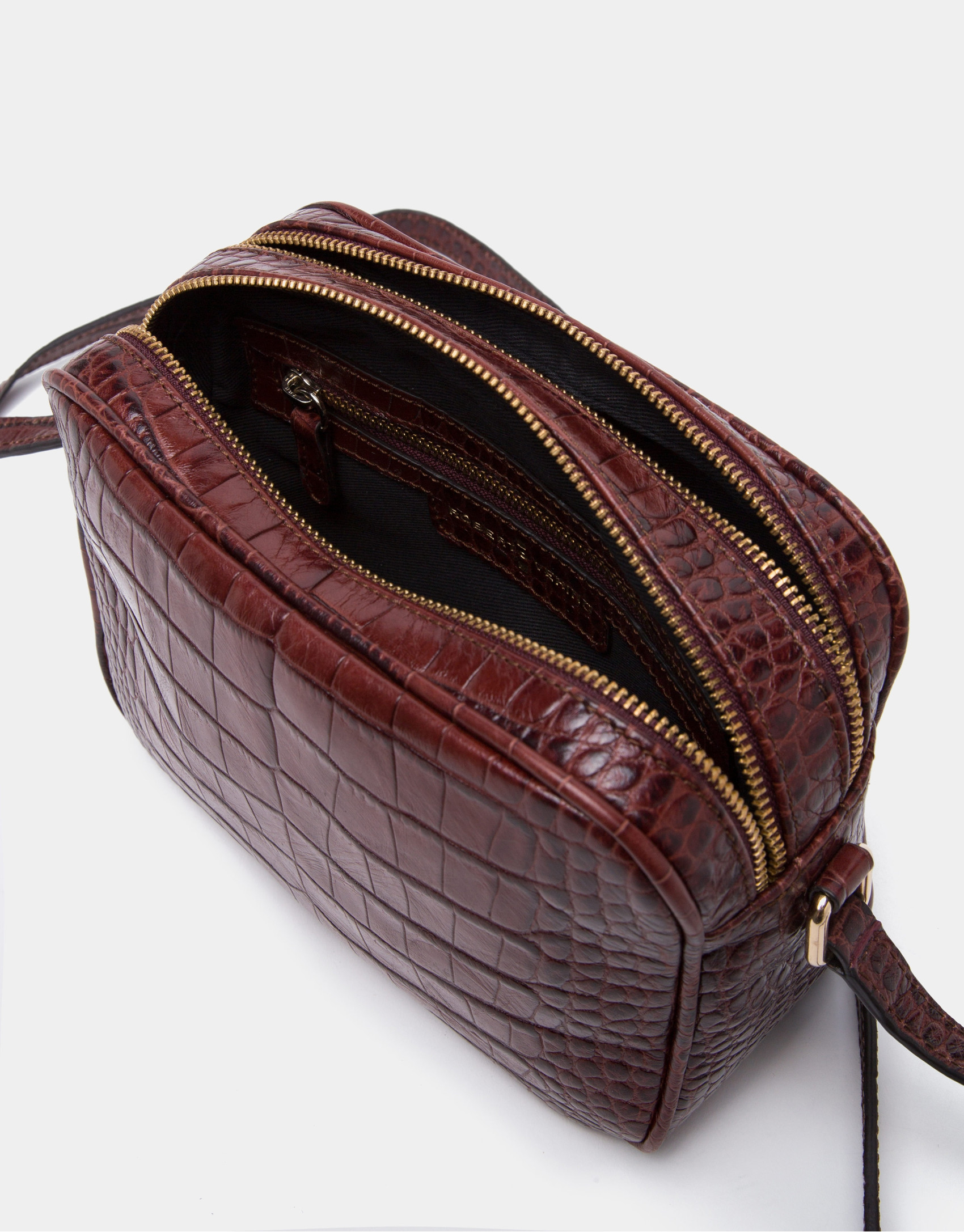 Bolso bandolera Taylor coco burdeos