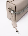 Beige leather Trunk handbag