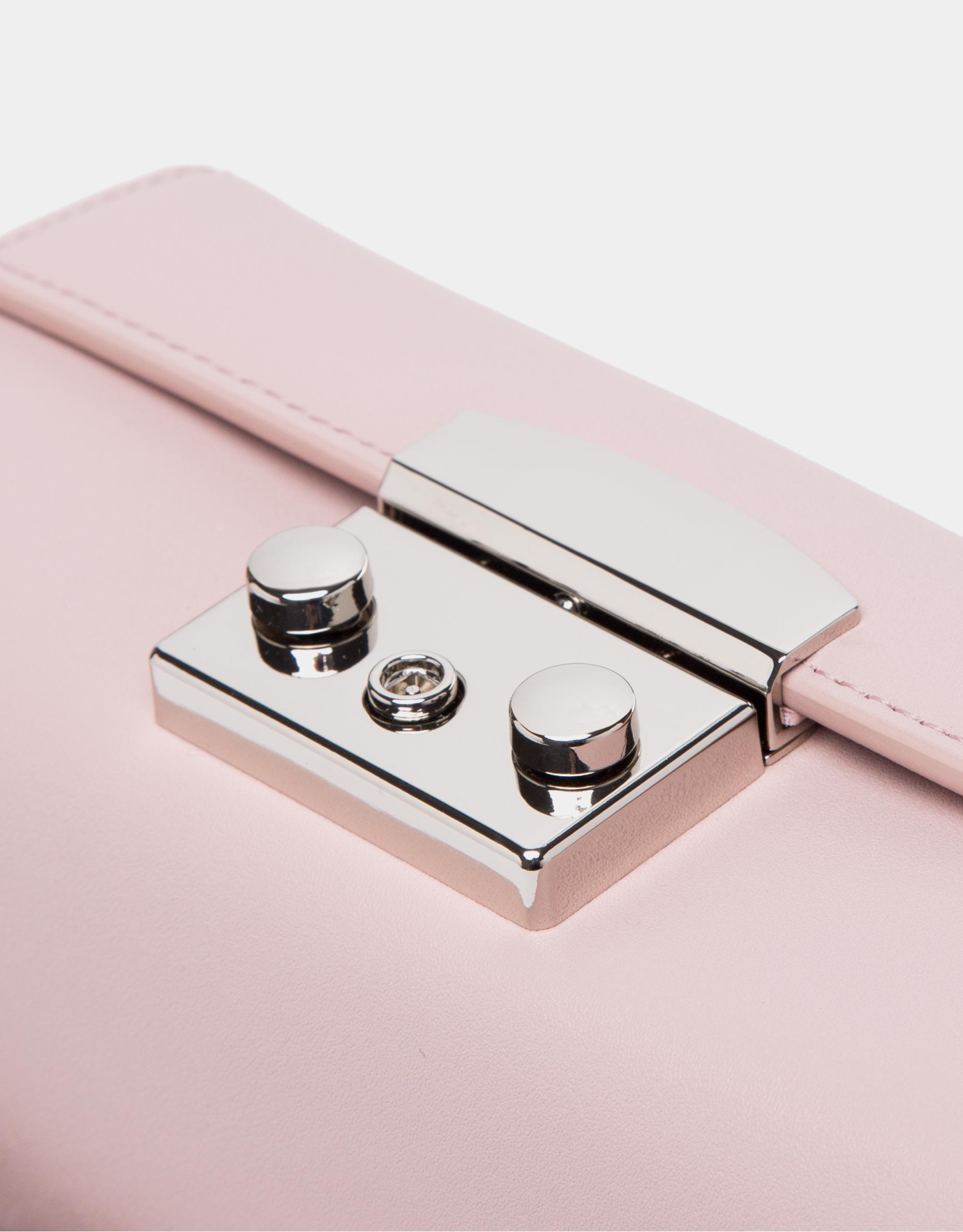Pink leather Trunk handbag