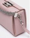 Bolso cofre Trunk piel rosa