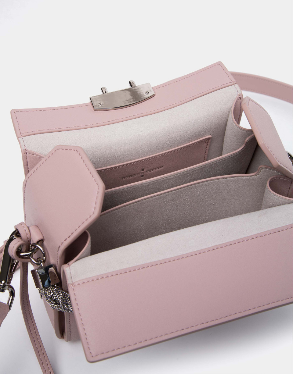 Pink leather Trunk handbag
