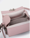 Pink leather Trunk handbag