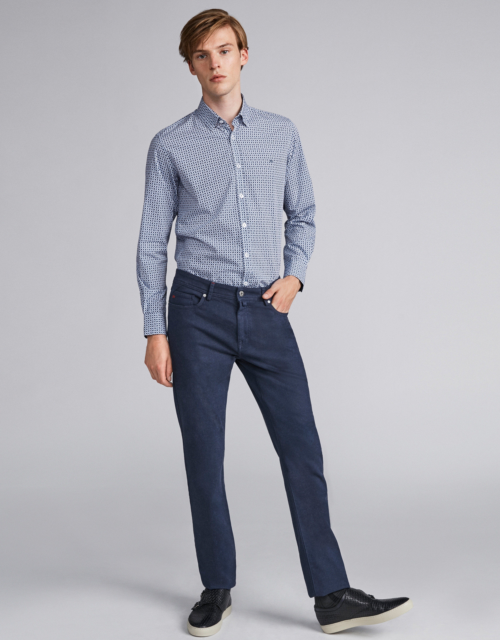 Pantalón cinco bolsillos azul
