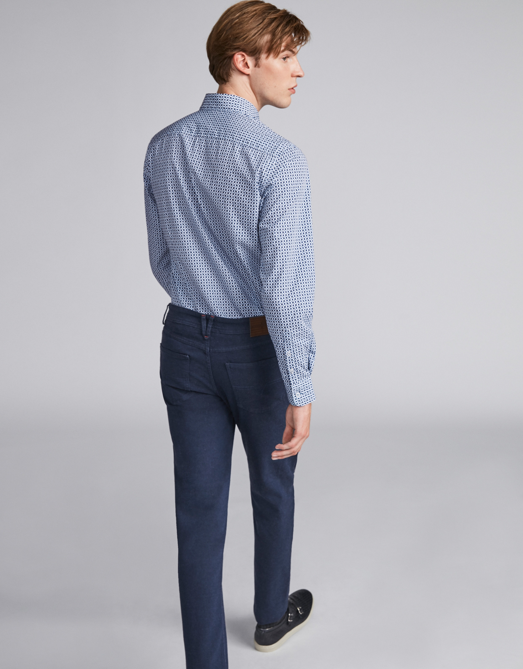 Pantalón cinco bolsillos azul