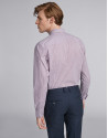 Camisa sport estampado floral granate