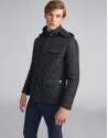 Black husky jacket with details
