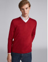 Jersey pico lana rojo