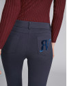 Navy blue pants with 5 pockets