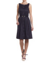 Navy blue cotton dress 