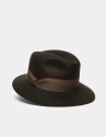 Burgundy Borsellino hat