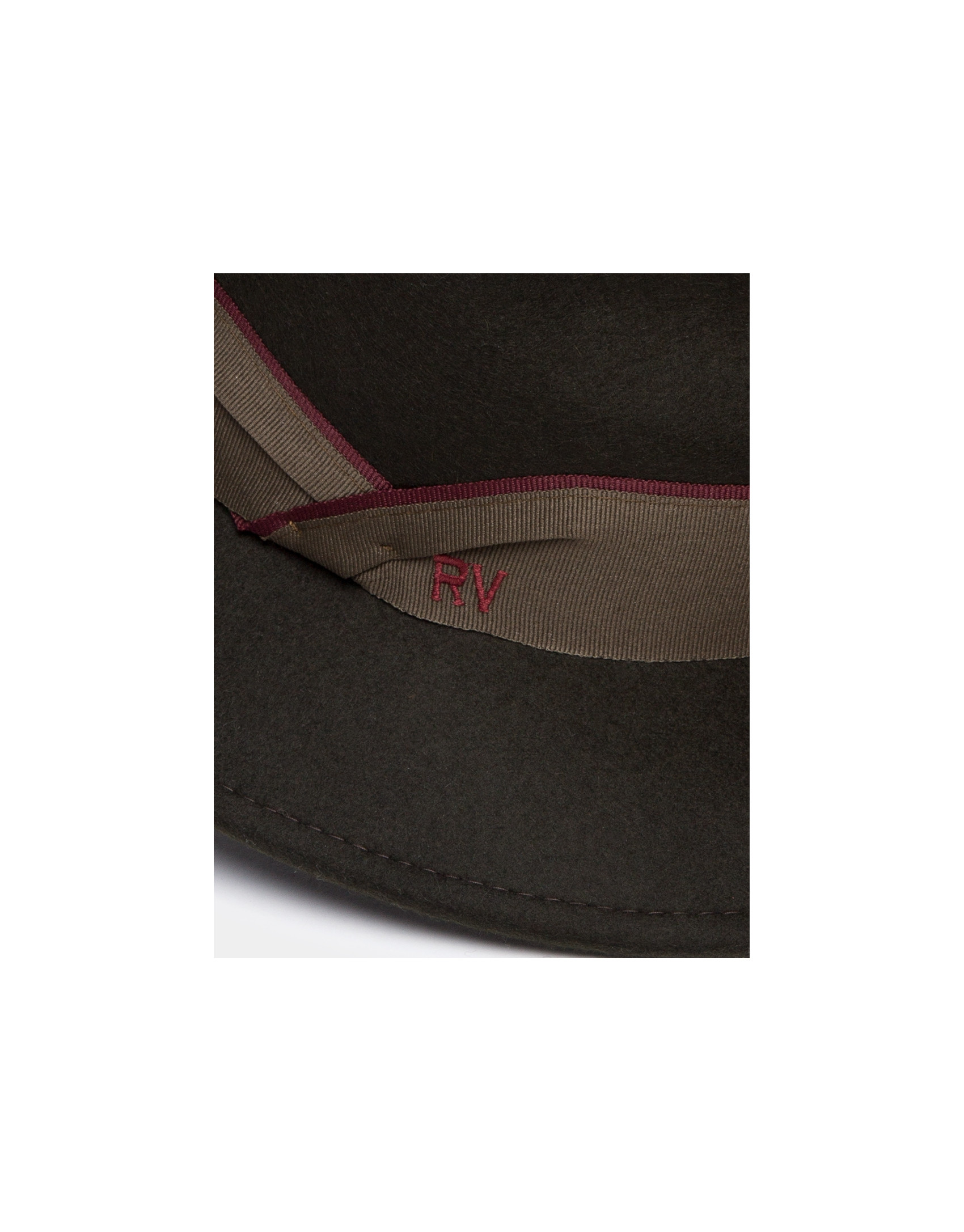 Burgundy Borsellino hat