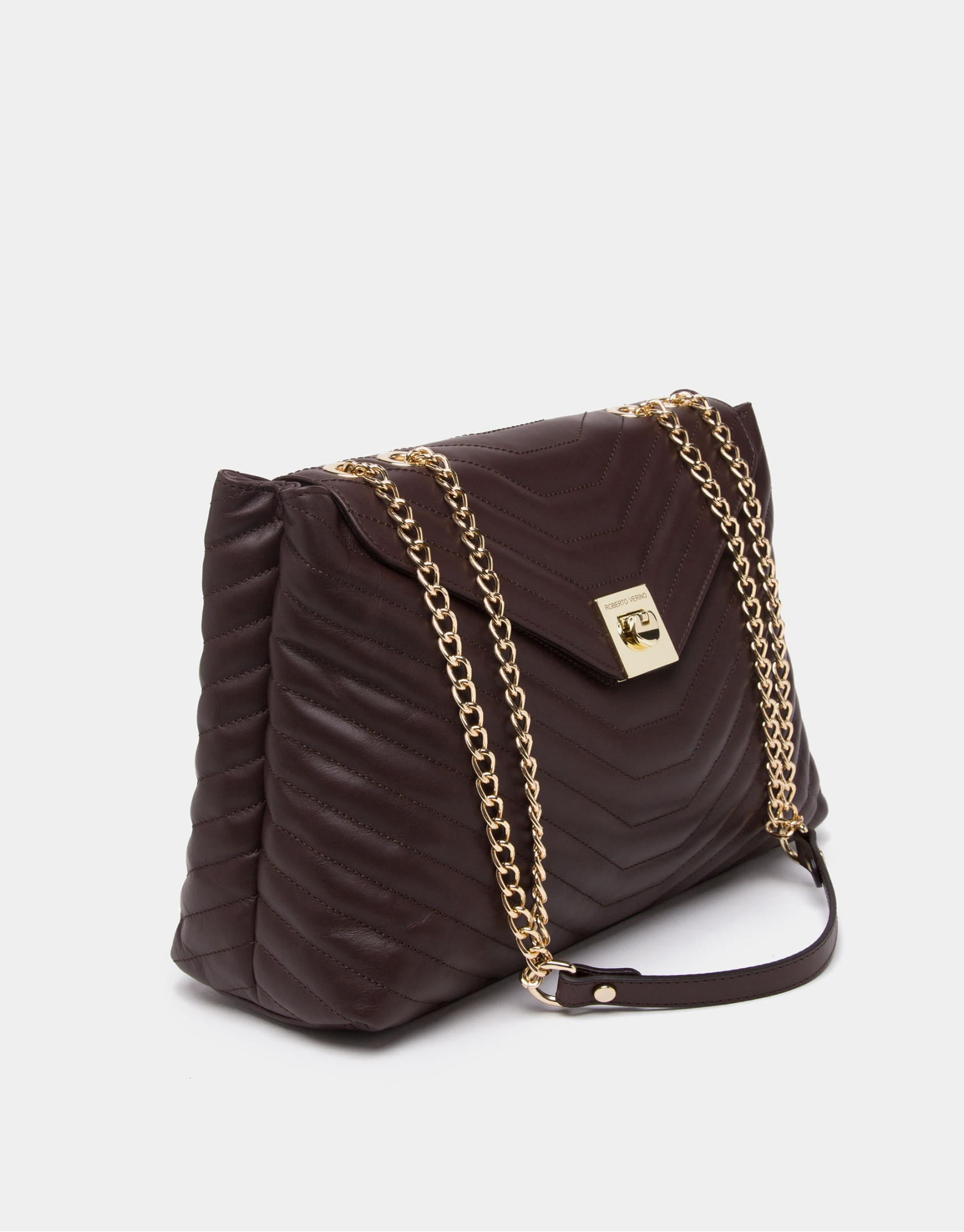 Bolso de hombro Ginger piel marrón