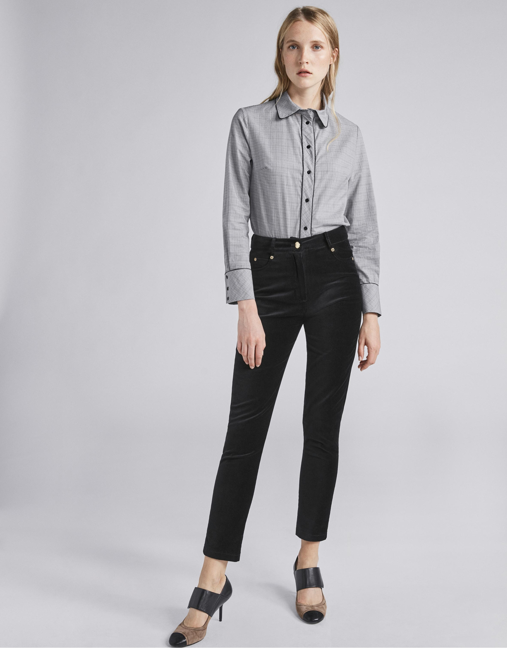 Pantalón terciopelo negro