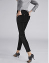 Black velvet pants
