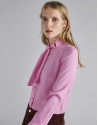 Rosewood shirt with tie collar