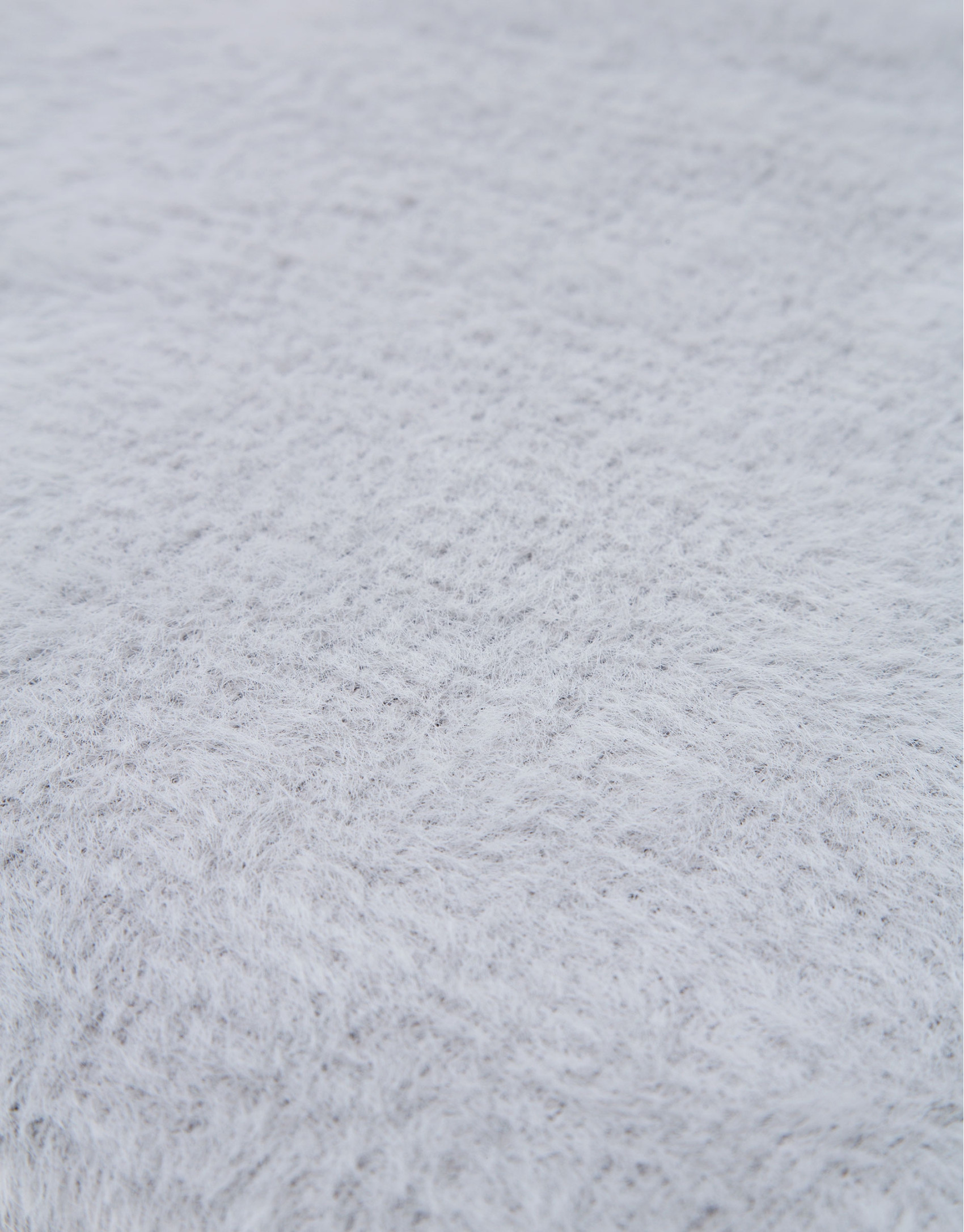 Pearl gray knit tubular scarf