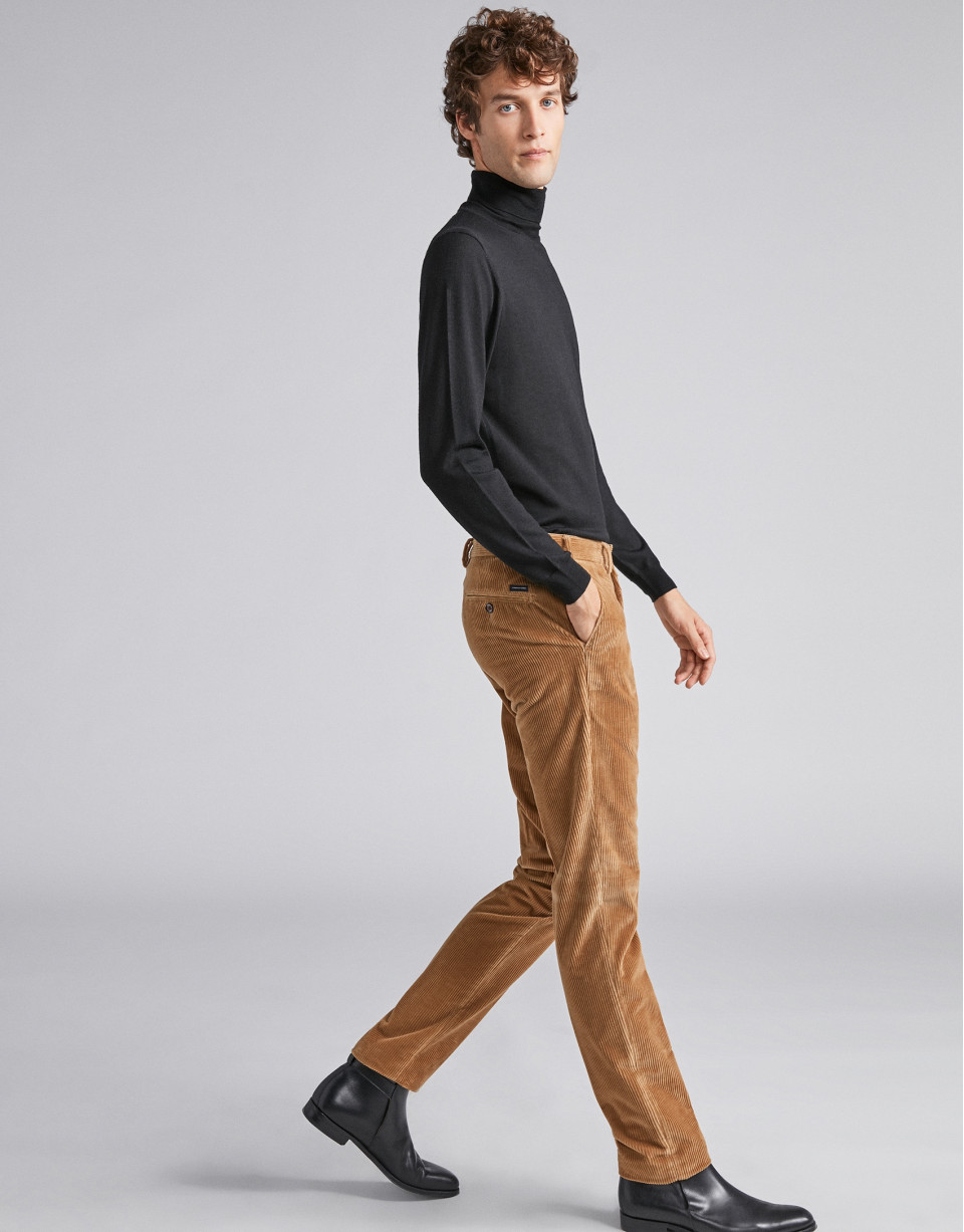 Pantalón pana cámel