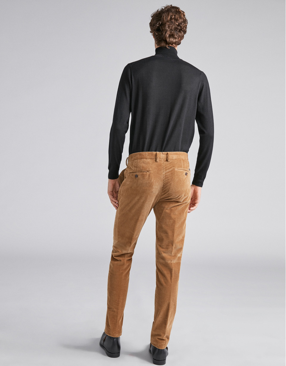 Pantalón pana cámel