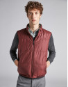 Green/Burgundy blue reversible vest