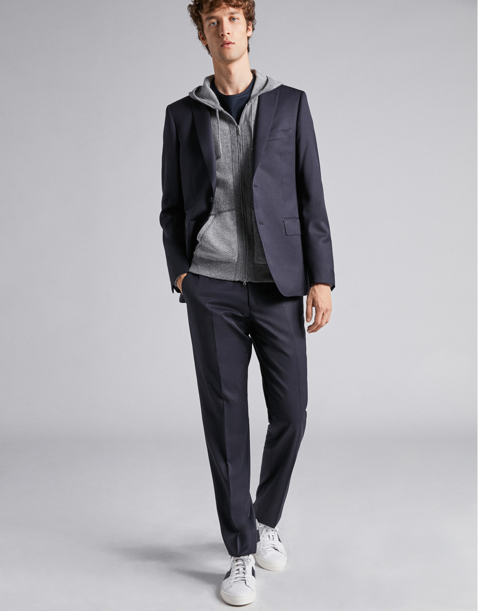 Navy blue separate suit jacket
