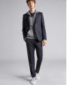 Navy blue separate suit jacket