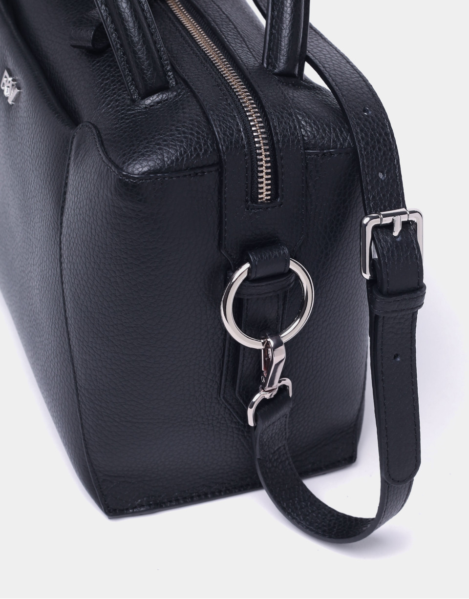 Bolso Shopper Tetris napa azul